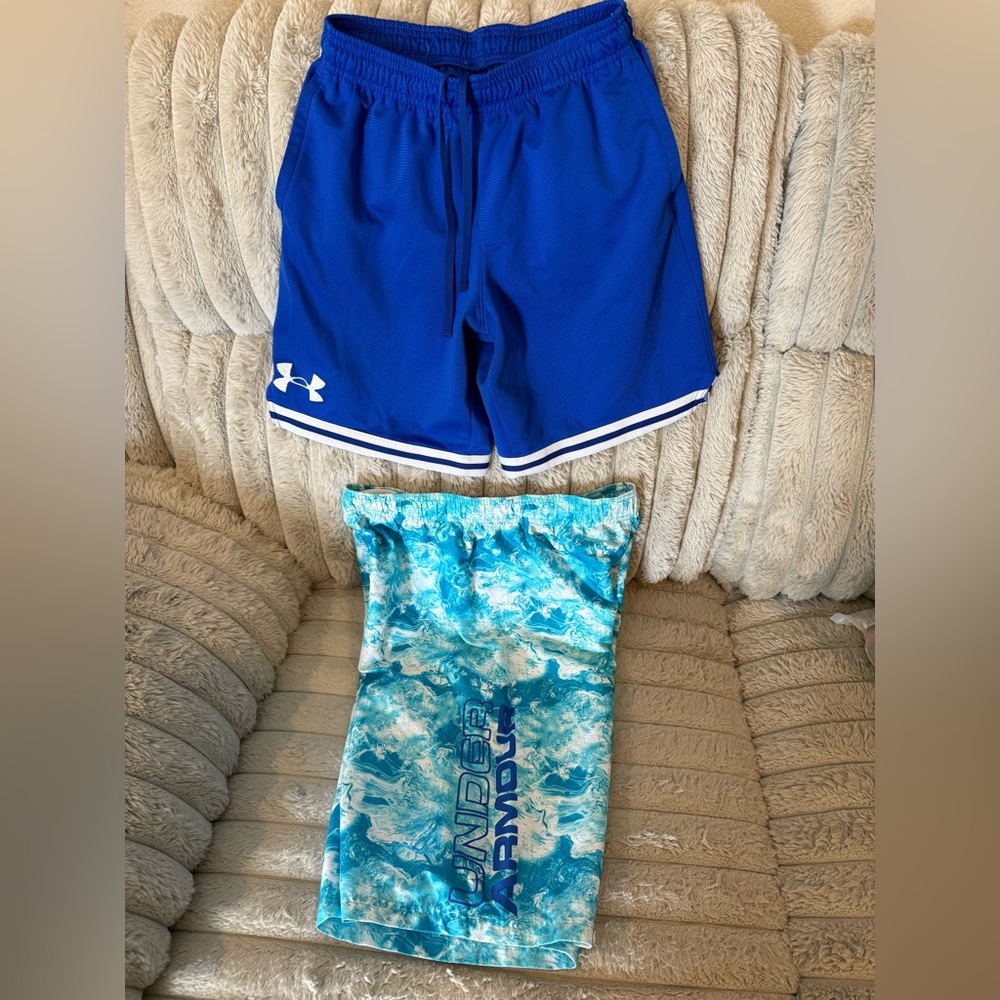 Under Armour Kids Blue and Aqua Shorts Set